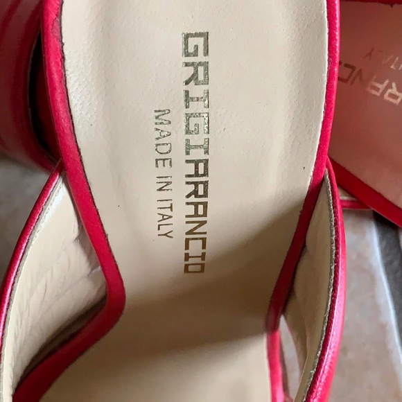 Grigiarancio Heeled Leather Sandals - Picture 6 of 7